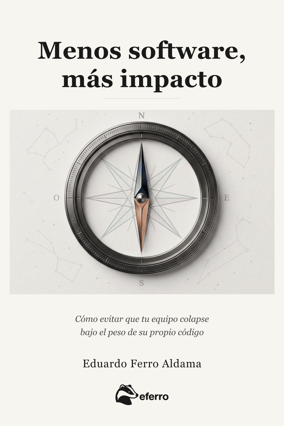 Portada del libro Menos software, más impacto